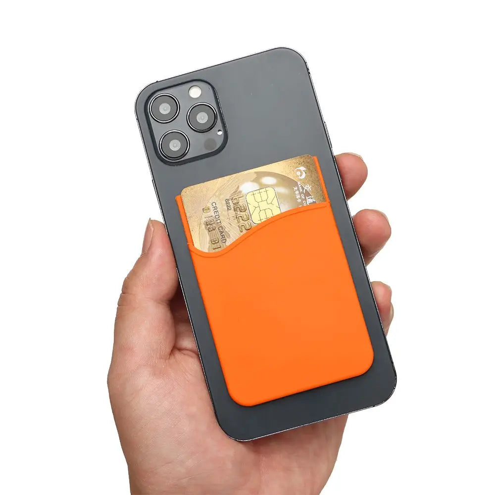Silicone Phone Card Holder Wallet Case