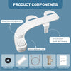 SAMODRA Non-Electric Bidet - Self Cleaning Dual Nozzle