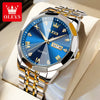 OLEVS  Rhombus Mirror Men&#39;s Watch