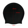 Silicone Extra Large Swimming Cap for Long Hair Braid Waterproof