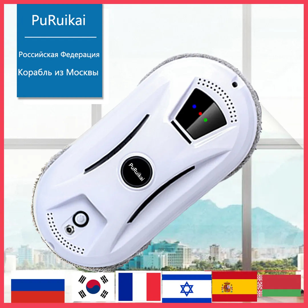 PuRuiKai  Window Cleaning Robot High Suction Electric  Vacuum