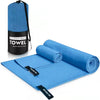 Quick-Drying Sports Towel 40x80/76x152CM Blue Swimming Gym Fitness