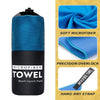 Quick-Drying Sports Towel 40x80/76x152CM Blue Swimming Gym Fitness